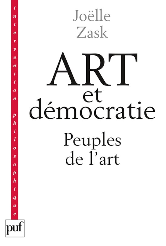 Couverture_Art et démocratie