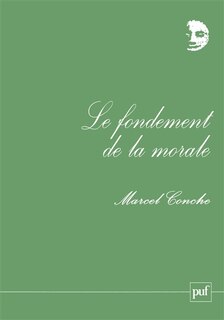 Front cover_Le fondement de la morale