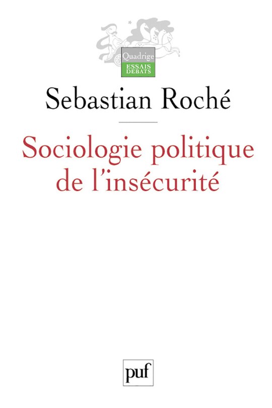 Front cover_Sociologie politique de l'insécurité