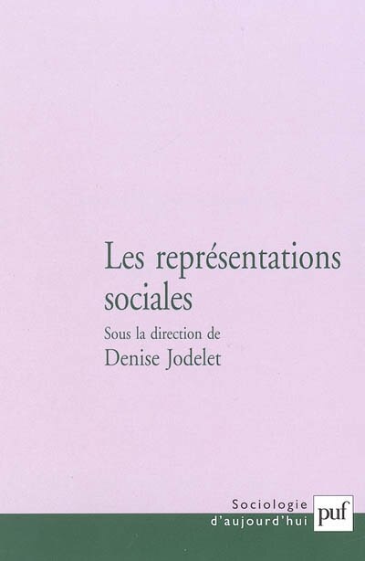 Front cover_Les représentations sociales
