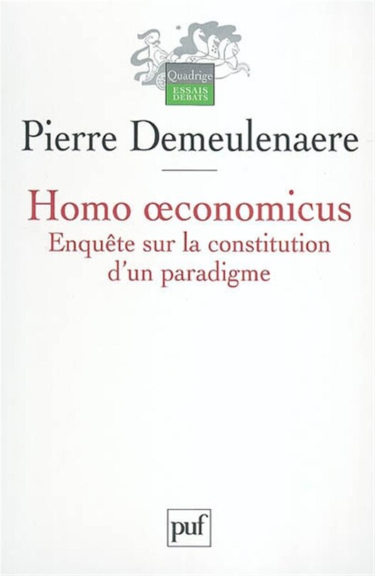 Front cover_Homo oeconomicus