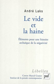 Front cover_Le vide et la haine