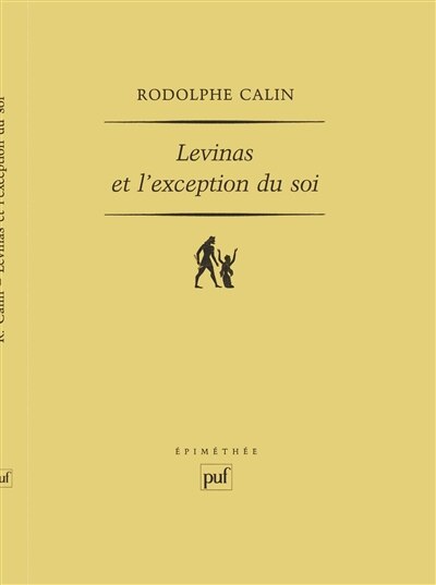 Front cover_Levinas et l'exception du soi