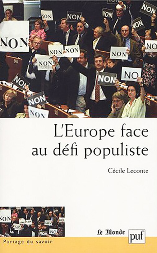 Front cover_L' Europe face au défi populiste