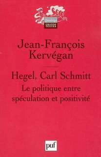 Front cover_Hegel, Carl Schmitt