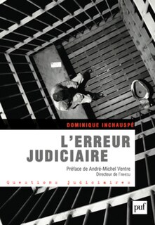 Front cover_L' erreur judiciaire