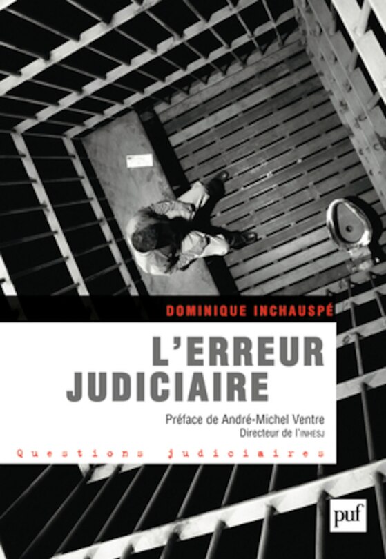 Front cover_L' erreur judiciaire