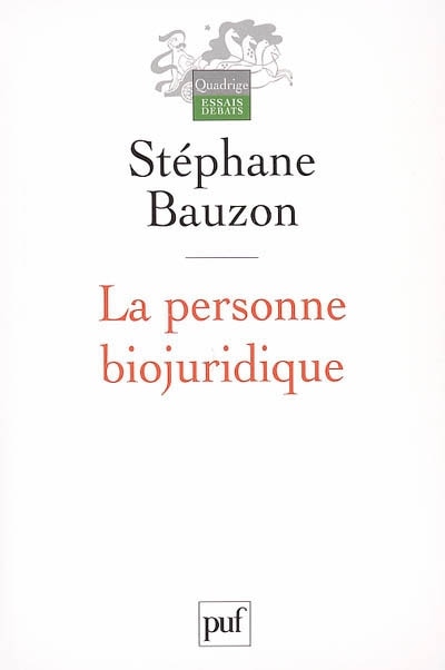 Couverture_La personne biojuridique