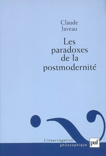 Front cover_Les paradoxes de la postmodernité