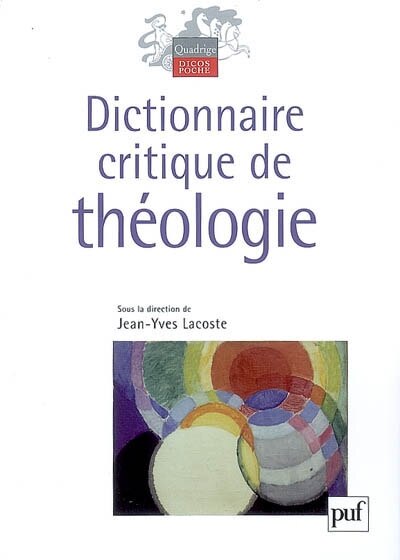 Front cover_Dictionnaire critique de théologie