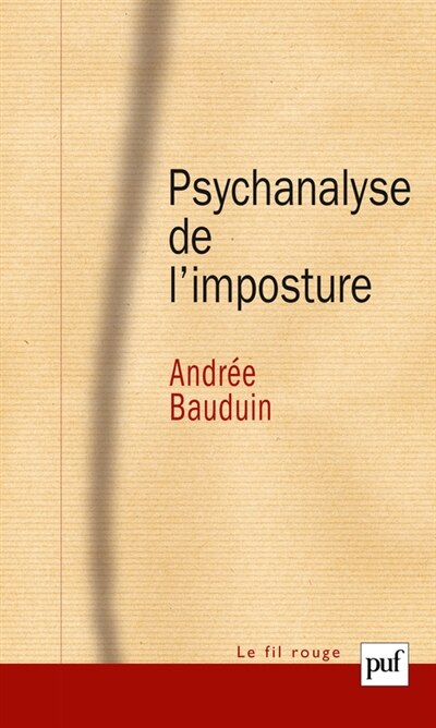 Front cover_Psychanalyse de l'imposture