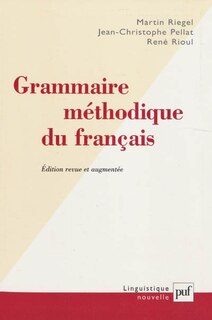 Front cover_Grammaire méthodique du français