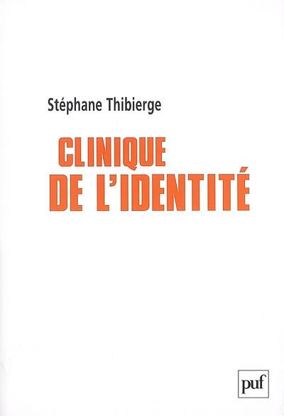 Front cover_Clinique de l'identité