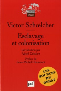 Couverture_Esclavage et colonisation