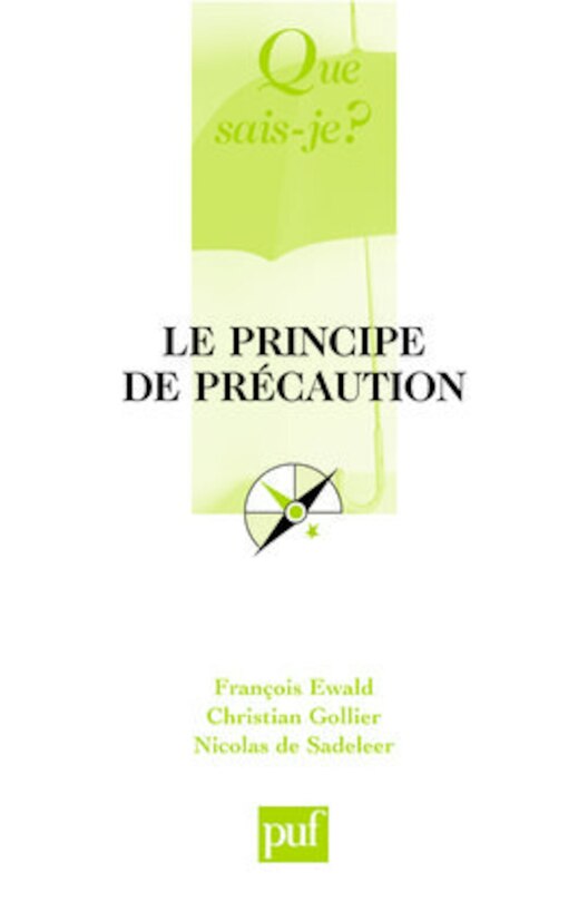 Front cover_Le principe de précaution