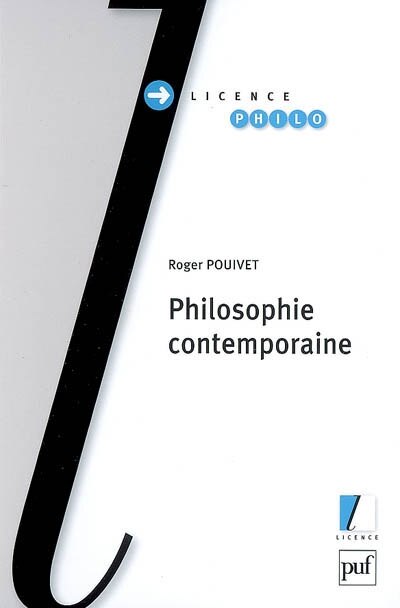 Front cover_Philosophie contemporaine