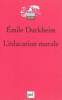 Front cover_L'éducation morale