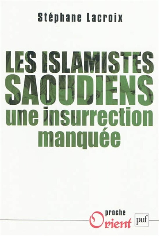Front cover_Les islamistes saoudiens : une insurrection manquée