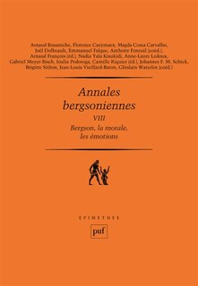 Front cover_Bergson, la morale, les émotions