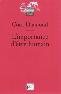 Front cover_L' importance d'être humain