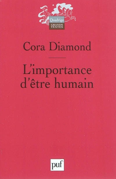 Front cover_L' importance d'être humain