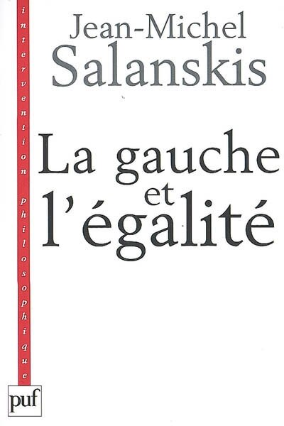 Front cover_La gauche et l'égalité