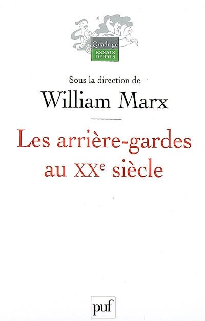 Couverture_Les arrière-gardes au XXe siècle