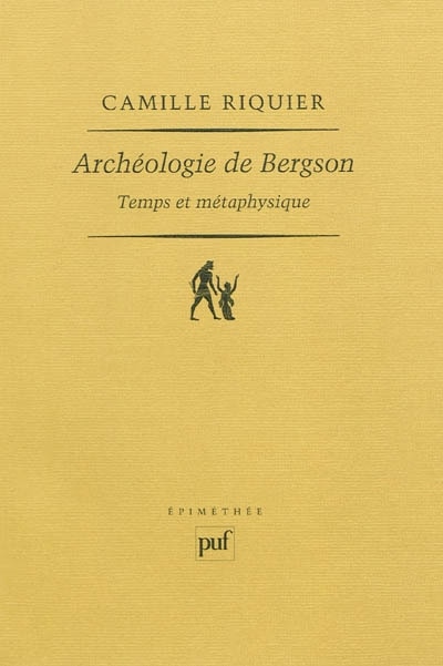 Front cover_Archéologie de Bergson