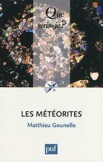 Couverture_Les m&eacute;t&eacute;orites