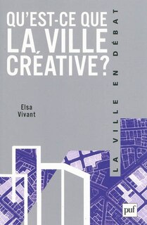 Front cover_Qu'est-ce que la ville créative ?