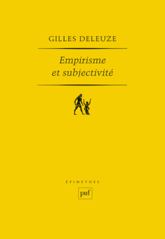 Front cover_Empirisme et subjectivité : essai sur la nature humaine selon Hume