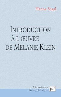 Front cover_Introduction à l'oeuvre de Melanie Klein