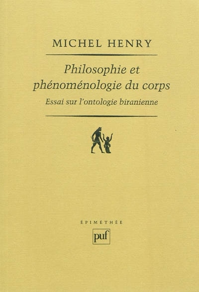 Front cover_Philosophie et phénoménologie du corps