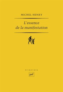 Front cover_L' essence de la manifestation
