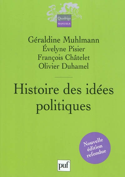 Front cover_Histoire des idées politiques