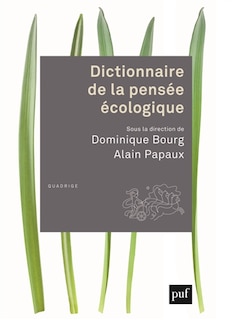 Front cover_Dictionnaire de la pensée écologique