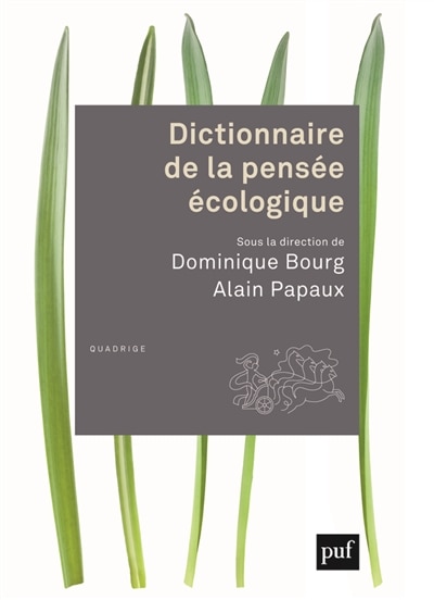 Front cover_Dictionnaire de la pensée écologique