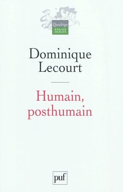 Front cover_Humain, posthumain
