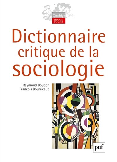 Front cover_Dictionnaire critique de la sociologie