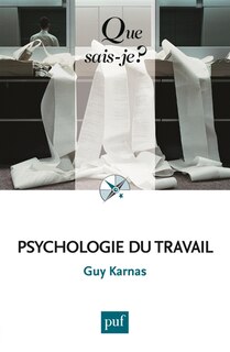 Front cover_Psychologie du travail