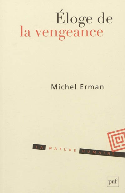 Front cover_Eloge de la vengeance