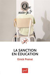Couverture_La sanction en éducation