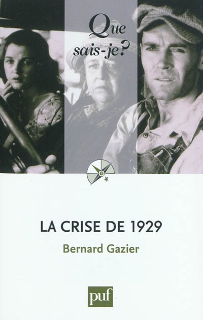 Front cover_La crise de 1929