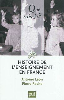 Front cover_Histoire de l'enseignement en France