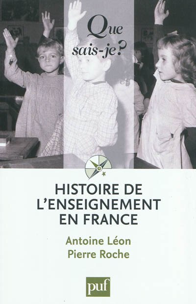 Front cover_Histoire de l'enseignement en France