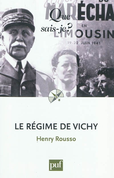 Front cover_Le régime de Vichy