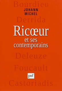 Couverture_Ricoeur et ses contemporains