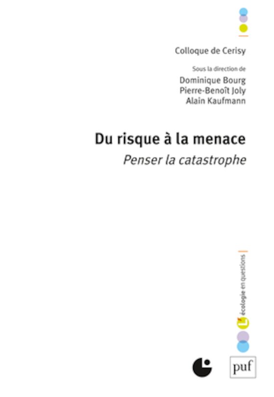 Front cover_Du risque à la menace