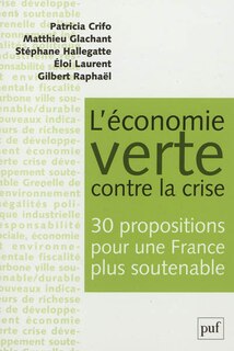 Front cover_L' économie verte contre la crise