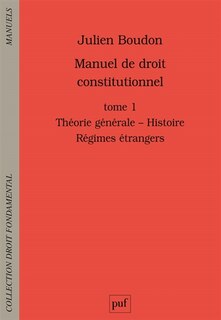 Front cover_Théorie générale, histoire, régimes étrangers